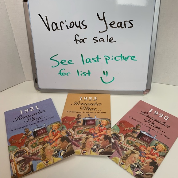 Seek Publishing Other Remember When Nostalgic Book Various Years